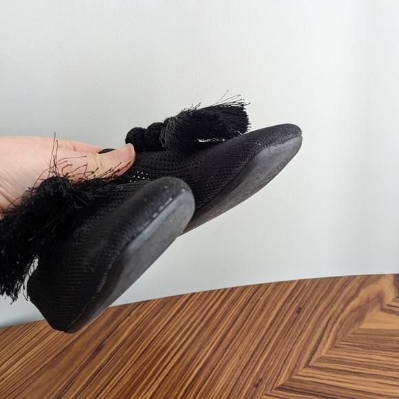 Wishbone tassel mules black size 8M s2 - Picture 5 of 11